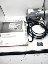 Fujifilm FinePix A205 Digital Camera 2.0MP Silver Instructions SD Card Cable