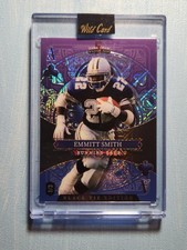 1/3 Emmitt Smith Black Tie Mojo Purple Ace of Clubs Wild Card 1 of 3!!!