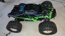 Team Associated Monster Gt Body Mgt 8.0 Pre Cut Pre Painted Ready To Play