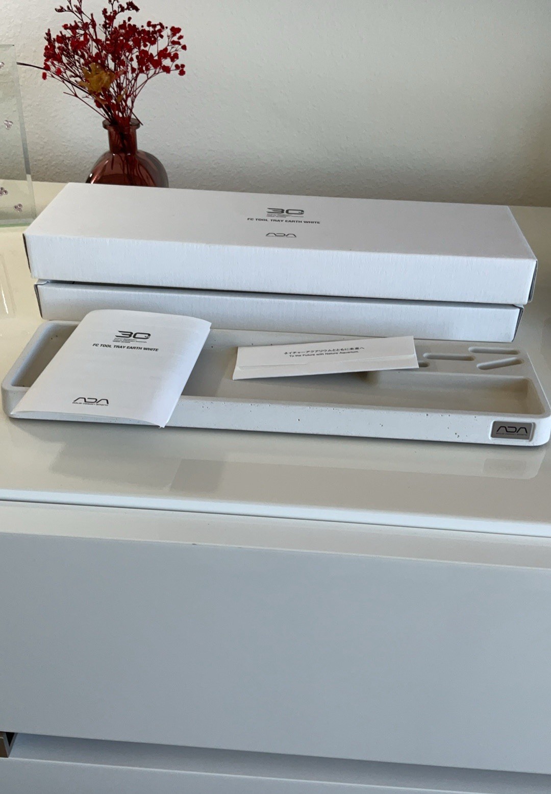 ADA FC Tool Tray Earth White 30th Anniversary Limited Aqua Design Amano