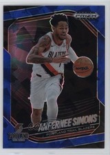 2024-25 Panini Prizm Black Blue Ice Prizm 120/125 Anfernee Simons #60 14mf