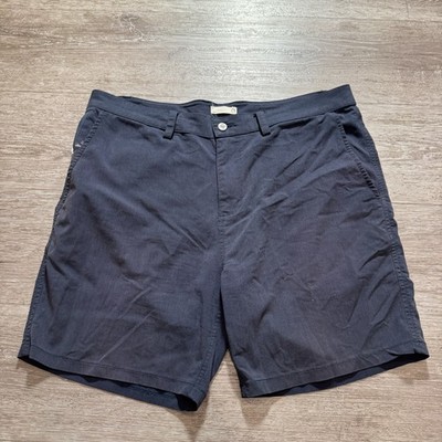 Tasc Performance Shorts Mens 35 Blue Bamboo Golf Tailored Fit Athletic 7'' Casual