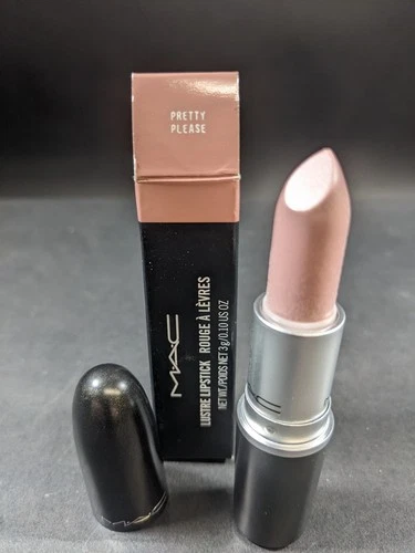 ***HAS SNOW (WAX BLOOM)*** MAC LUSTRE LIPSTICK - PRETTY PLEASE (A47) - BNIB