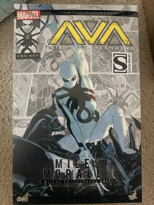 Hot Toys CMS027 AVA Miles Morales Spider-Man 1/6 Scale Figure New