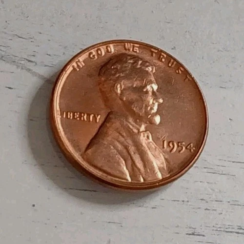 1954-P AU Lincoln Wheat Cent ~ Free Shipping! #3