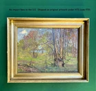 Hornung-Jensen (1882)  Impressionist Spring Landscape – Frederiksberg 1945 – COA