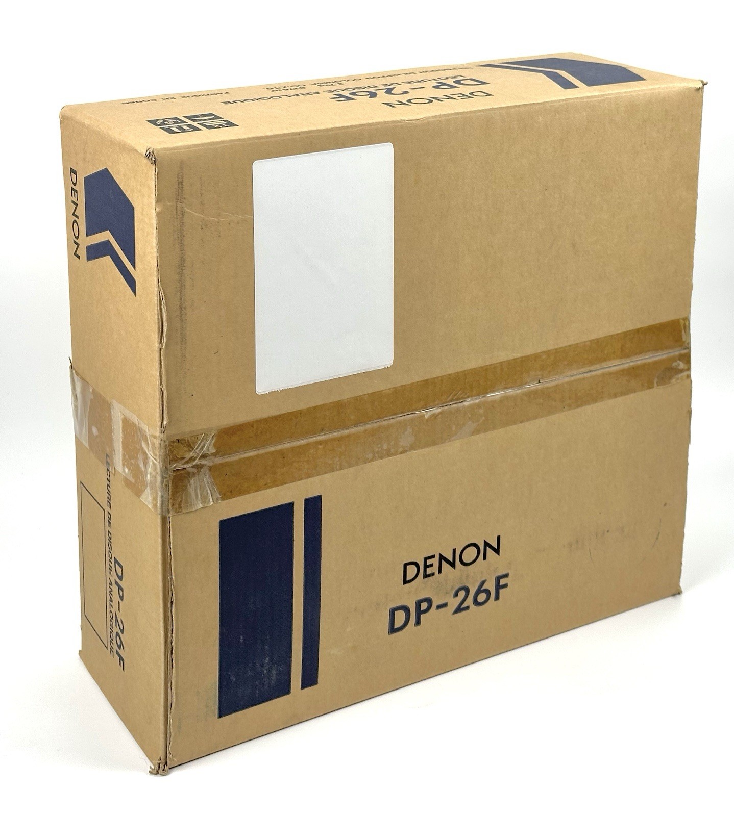 { NEW } Denon DP-26F Full Automatic Turntable, Black