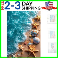 Beach Diamond Painting Kits for Adults, 5D Seashell Starfish Diamond Art Kits...
