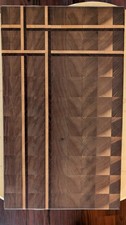 Large Handmade Cutting Board Wood Walnut Maple Paduk End Grain