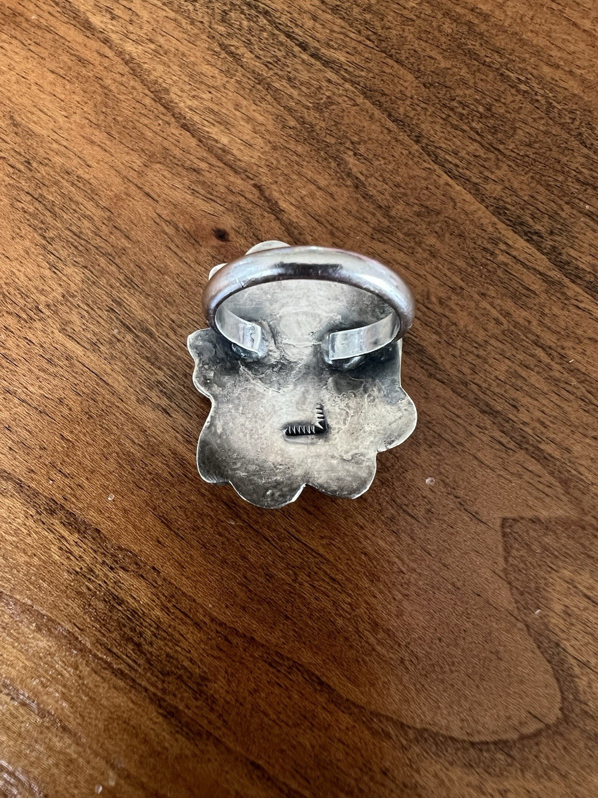 Beautiful Native American ring with turquoise sto… - image 6