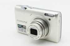 Nikon COOLPIX S5100 Silver fotocamera digitale compatta testata funzionante Giappone