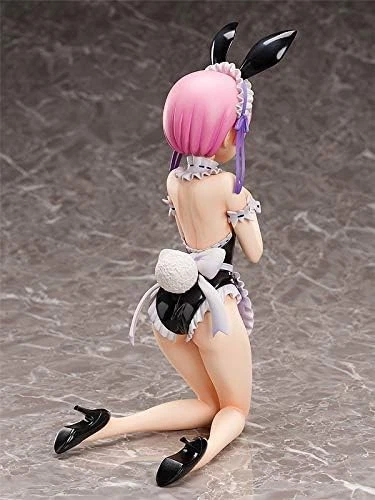 ReZero Ram Bunny Ver. 1/4 Scale PVC Figure 300mm Kadokawa FREEing Japan Novel - Image 4 of 4