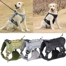 Tactical Dog Harness with Handle No pull Large Military Dog Vest US Working Dog