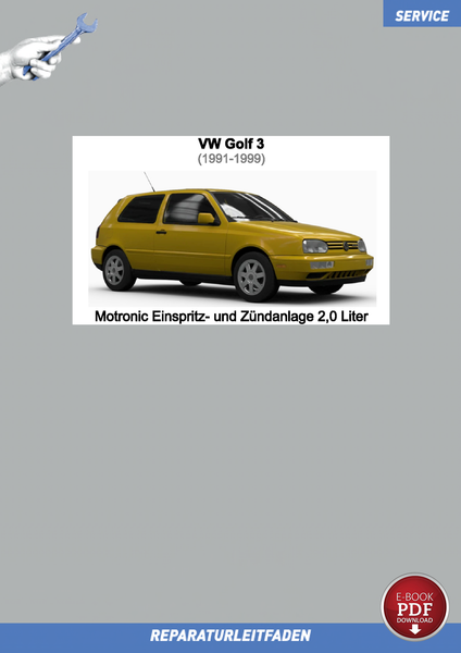 PDF VW Golf 3 1991-1999 Reparatur Motronic Einspritz- Und ZüNdanlage 2,0 L-image