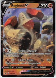 Regirock V 104/202 Sword & Shield Base Set Ultra Rare Holo