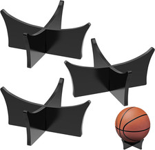 Acrylic Ball Stand Holder - Display Stand for Football, Basketball, Soccer, Voll