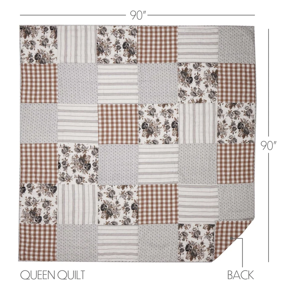 Edredón Annie Portabella Parche Floral Queen 90Wx90L Foto 2 de 4