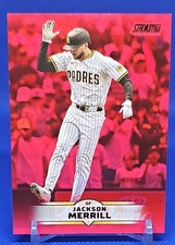 2025 Topps Stadium Club - Jackson Merrill #109 Red Foil - San Diego Padres 