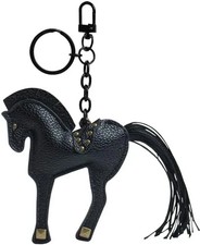 Horse Keychain, Hanging Charm Accessory for Purse, Bag and Backpacks Pony Black