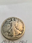 1917-D 50C Obverse Walking Liberty Half Dollar
