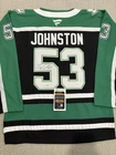JSA COA WYATT JOHNSTON Signed Autographed Dallas Stars Hockey Jersey