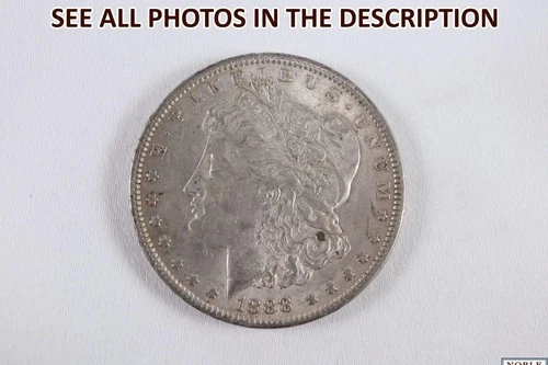 NobleSpirit (TM) Desirable 1888 Morgan Silver Dollar XF Extremely Fine