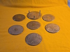 VTG 9-CZĘŚCIOWY POSREBRZANY ZESTAW PODSTAWEK z/UCHWYTEM -Dodaj swój monogram 