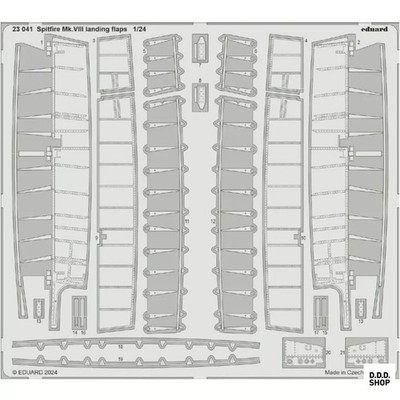 1/24 Spitfire Mk.Viii Landeklappe Fotoätzteile für Airfix E Plastikmodell