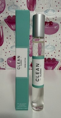 Clean Classic Warm Cotton EDP Perfume Rollerball Roll-On 0.34 oz, 10 ml NIB