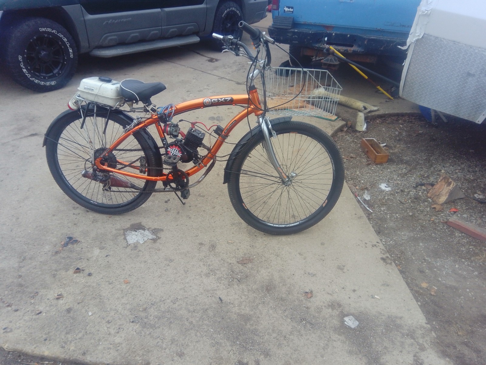 Gtx 7 Speed Mountain  Bike With 100 cc Engine