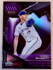 2026 Topps Chrome Black - Chris Bassitt #176 BLUE JAYS Purple Refractor /75