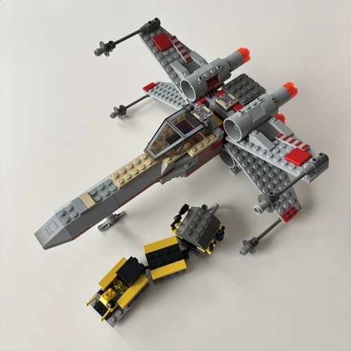 Lego Star Wars 7140 X-Wing Fighter - Complete X-Wing And Service Cart Only