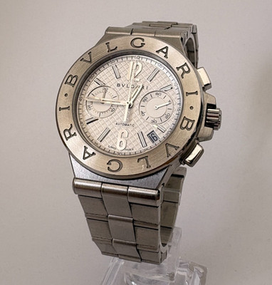 Bvlgari Diagono DG40SCH 40mm Chronograph Single Watch