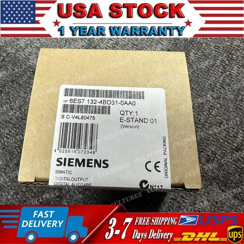 New Siemens 6ES7132-4BD31-0AA0 6ES7 132-4BD31-0AA0 SIMATIC DP 5 ELECTRON MODULES