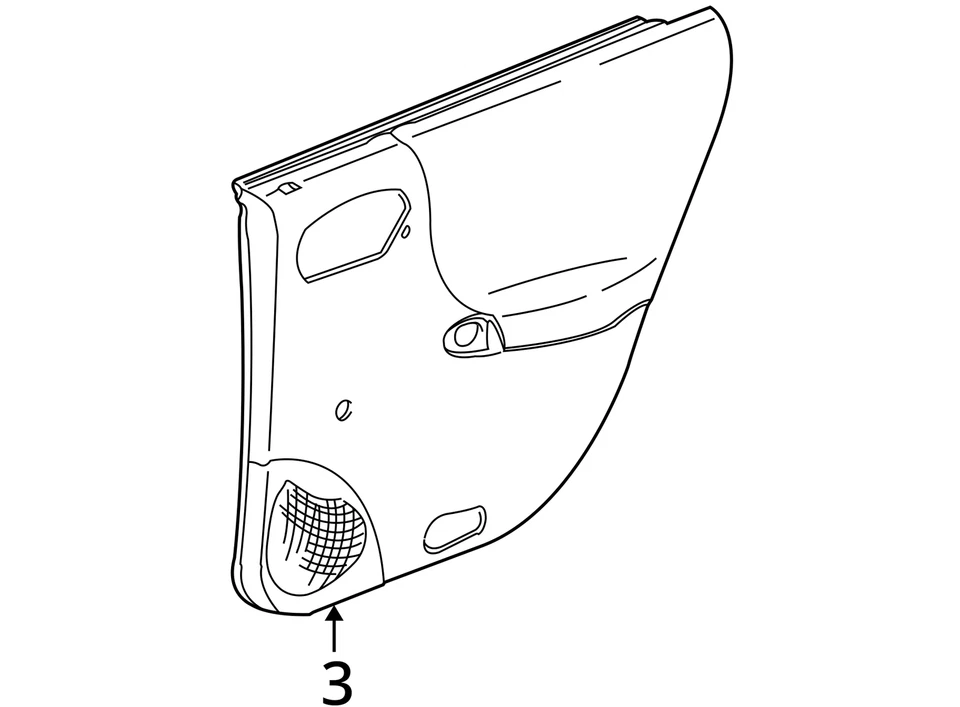 SE ADAPTA A PANEL SATURN L100 L200 2000-2002 ASM RR S/D TR *LT OA 22689129 - NUEVO OEM Foto 3 de 3
