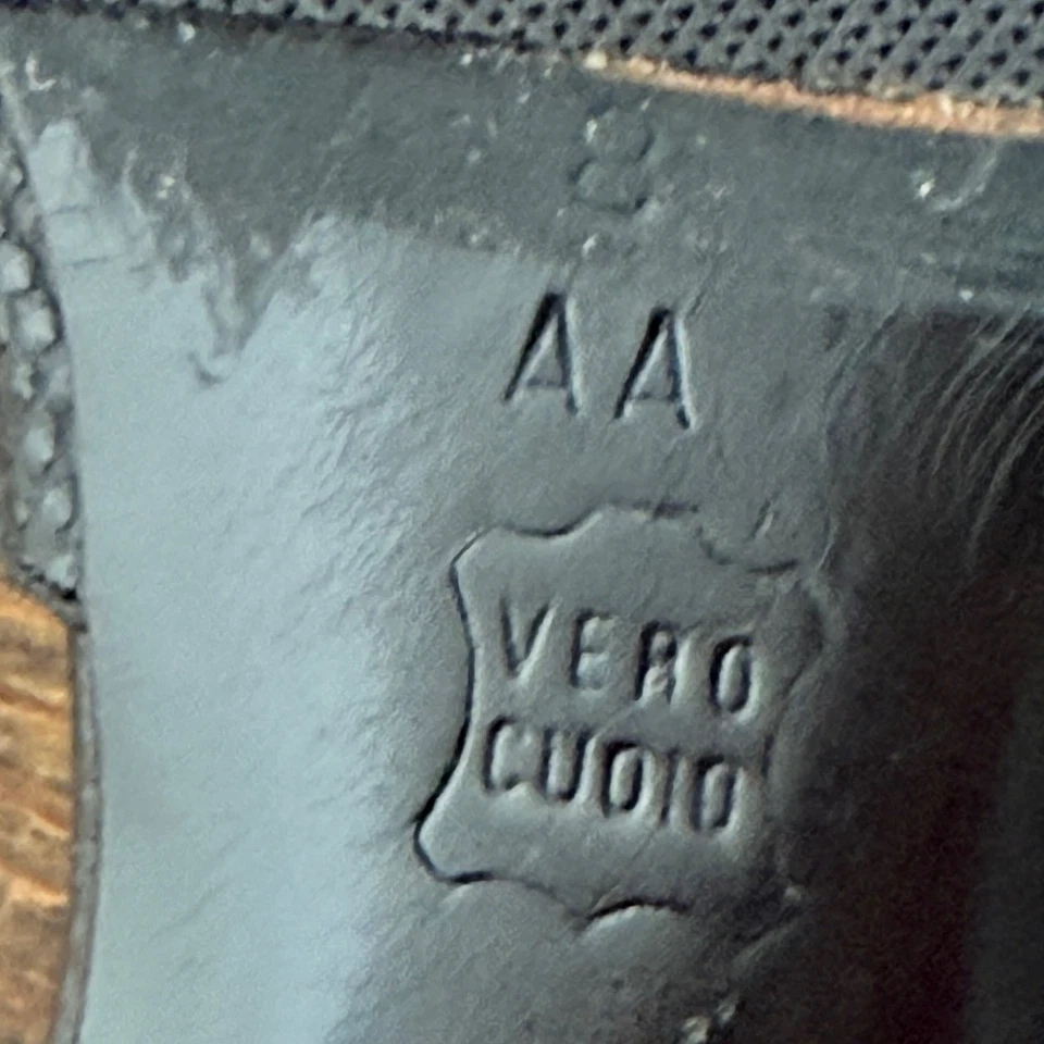 Zapatos de Tacones Vintage Bruno Magli Cuero Serpiente Punta abierta Hechos en Italia Foto 2 de 4