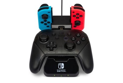 PowerA Controller Charging Base For Nintendo Switch Black Wireless 2E