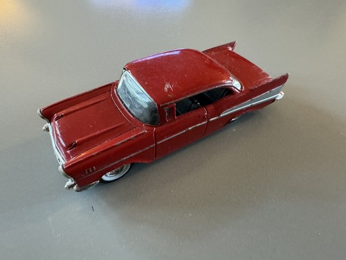 Ertl 1:43 1957 Chevrolet Two Door Hard Top Red #11 Made USA