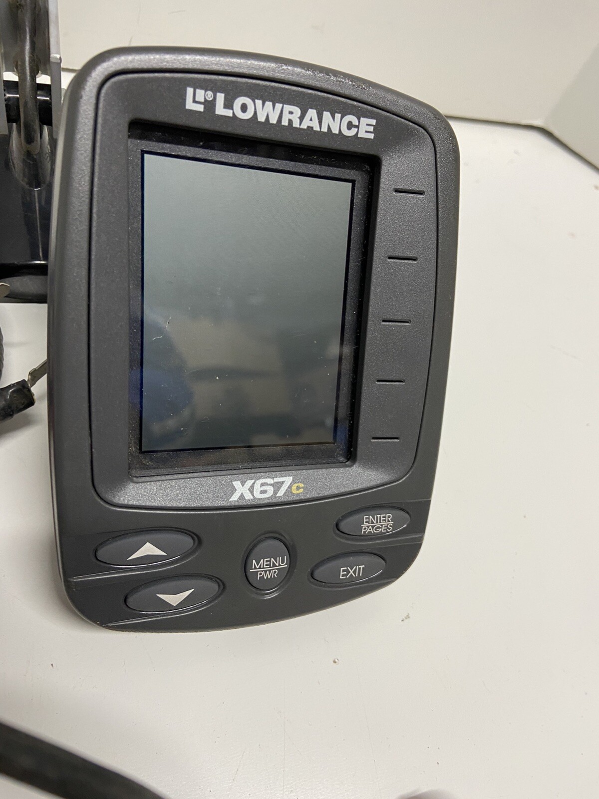 Lowrance X67c Ice Fishing Depth Finder Sonar System eBay