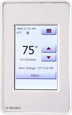 OJ Microline UDG4-4999 Programmable Floor Heating Thermostat with Class A GFCI