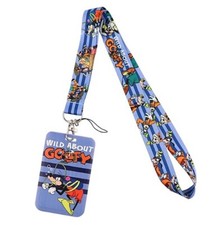 Classic Cartoon Goofy Character ID Holder Lanyard Keychain