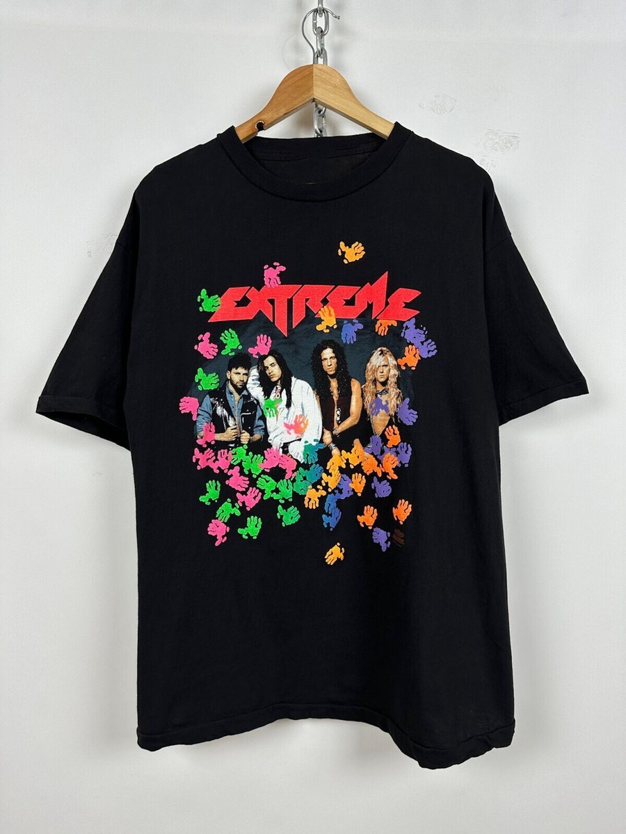 1991 Vintage Extreme Band Tour Cotton Black All Size Unisex