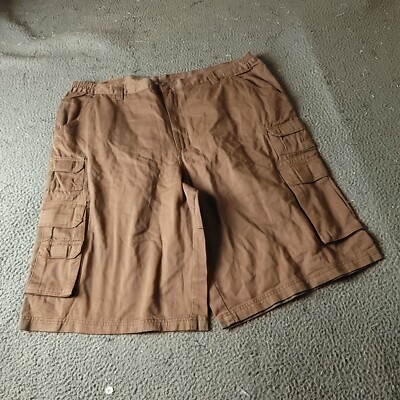 Boulder Creek Trading Shorts Mens Size 44 Big Tall Brown Khaki