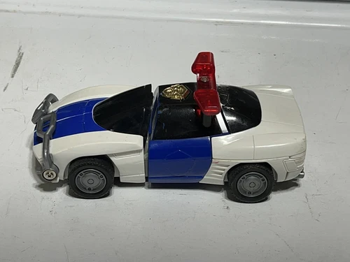 Vintage Bandai Power Rangers 1996 ROBO RACER Police Car Transformers Zeo Turbo