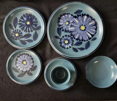 Noritake Folkstone Tahiti 花柄皿　5枚セット Noritake Folkstone Set: Series 8512 | eBay