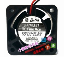 SANYO 4028 4CM 109P0424H330 24V 0.095A Inverter Cooling Fan