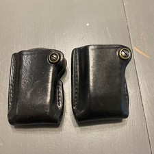 2 Gould Goodrich B850-4 Single Magazine Case Belt Loops For Beretta Glock 2 Gould Goodrich B850-4 Single Magazine Case Belt Loops For Beretta Glock