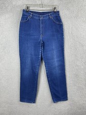 Vintage Levis jeans womens 18 Average elastic waist made in USA mom high waist