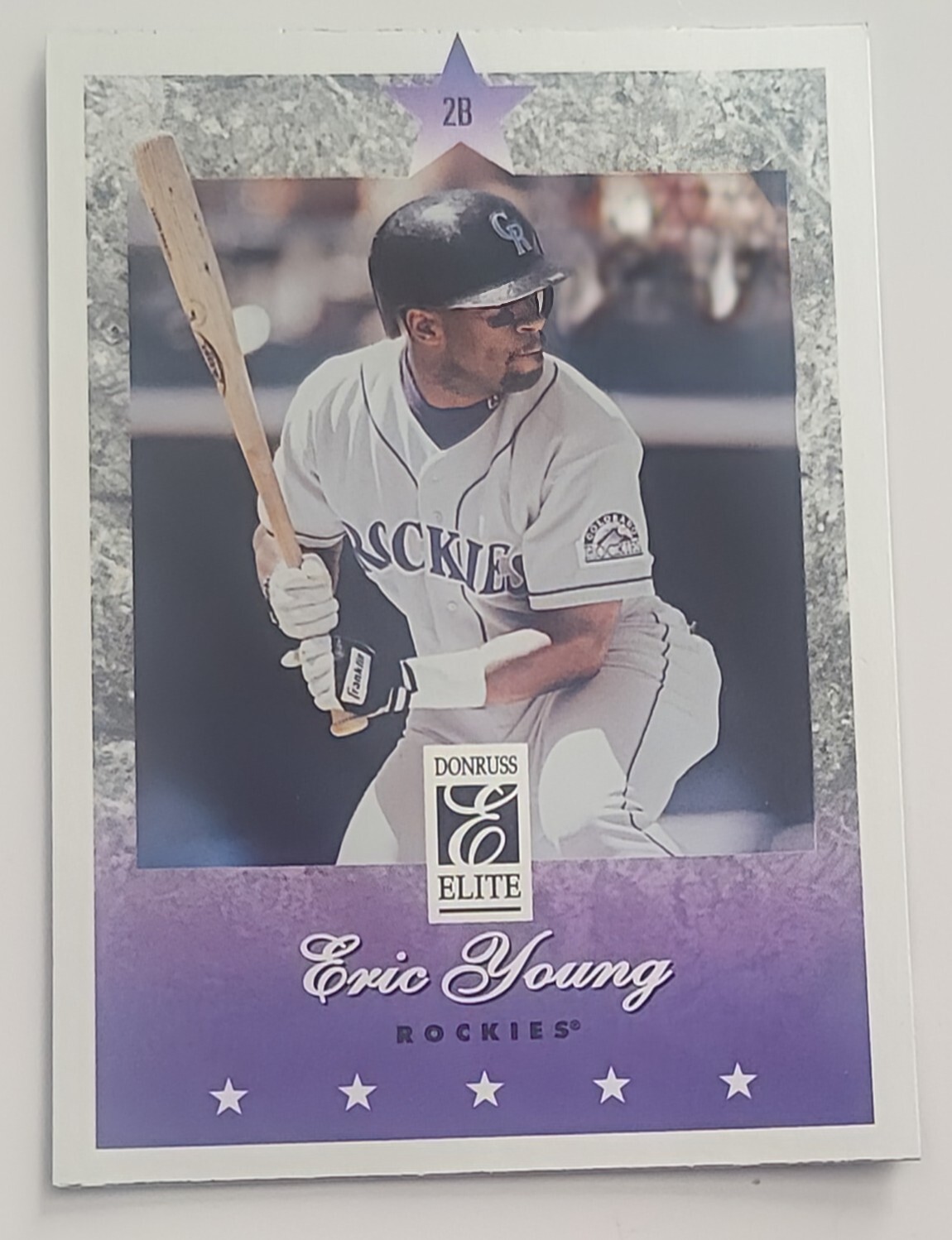 Eric Young 1997 Donruss Elite #76 Colorado Rockies