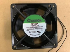 Sunon SP100A-1123XBT.GN AC Fan Ball 115 Volt 60Hz 0.24 Amp 20 Watt 3150 RPM